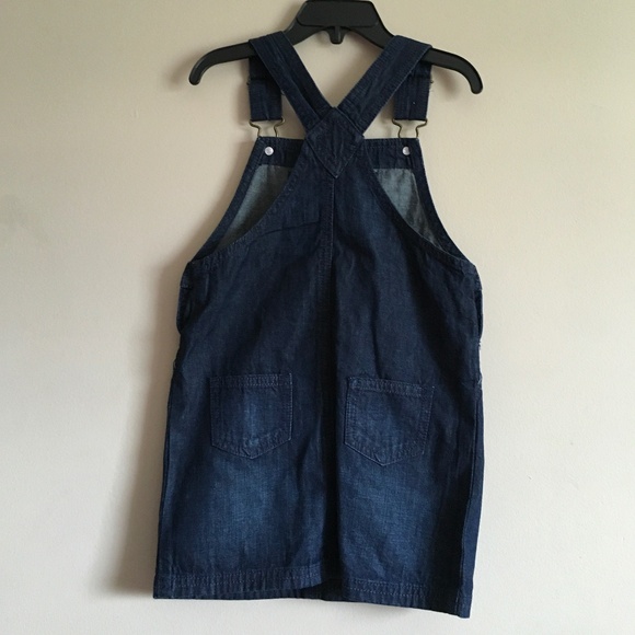 Joe Fresh Little Girl Overall Jumper Dress with adjustable Straps size 4. - Picture 2 of 5